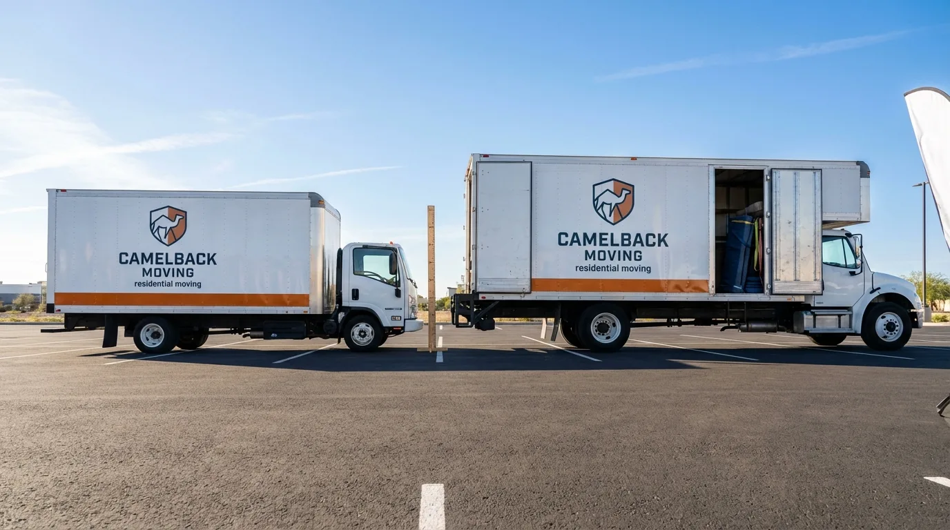 Moving truck size capacity guide in Gold Hill